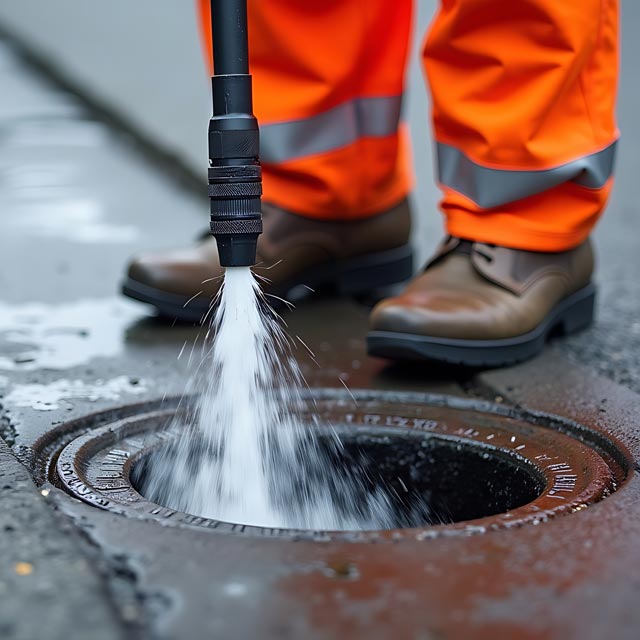 pressure jet in drain