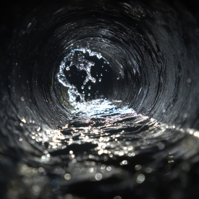 drain water flow
