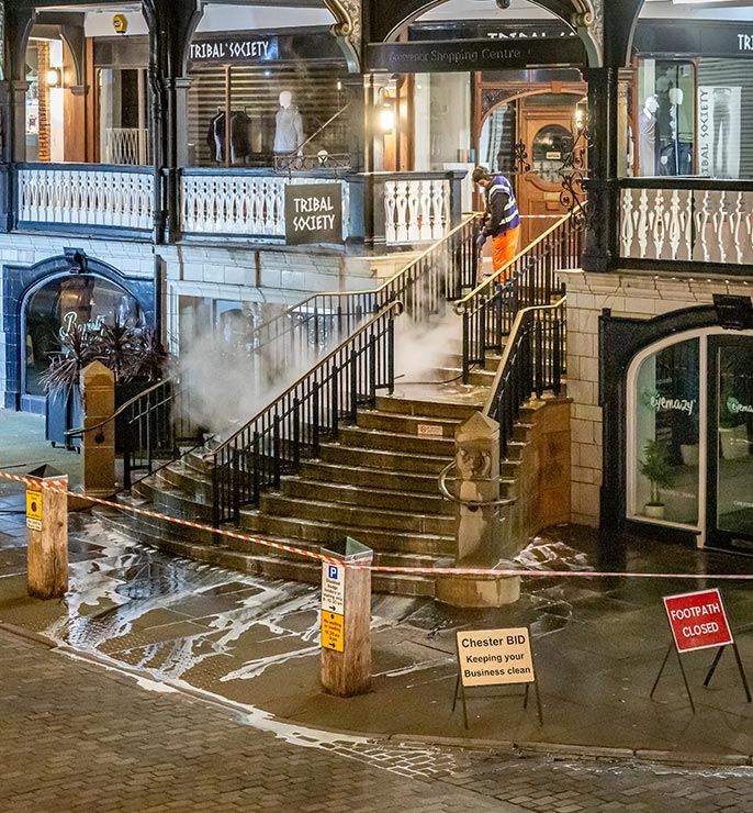 jetwashing bridge street chester