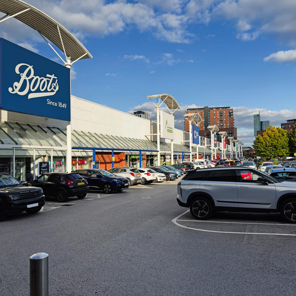 shopping centre car park
