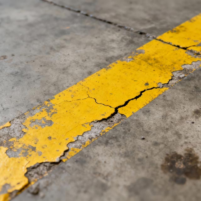 tarnished parking lines